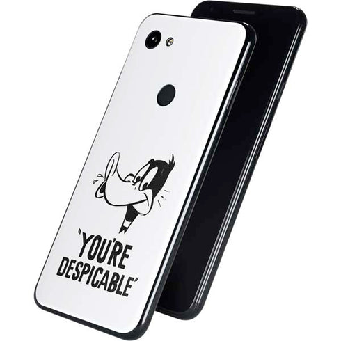 Looney Tunes Daffy Duck Youre Despicable Google Pixel 3a XL Skin